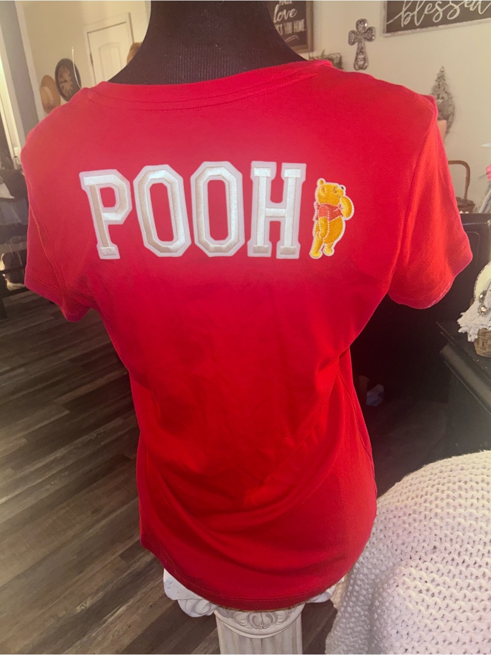 $15 sale St John’s Bay Pooh Appliqué  T-shirt Winnie the Pooh Shirts Women s
